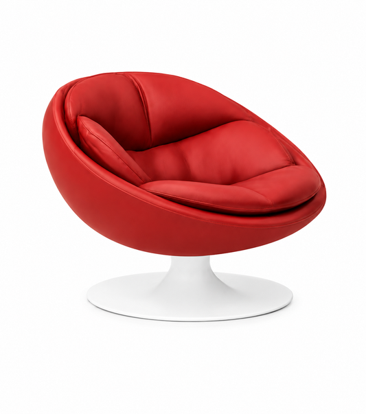 Herstel de Geoffrey D. Harcourt Apollo Lounge met nieuwe stoffering en optimaal zitcomfort