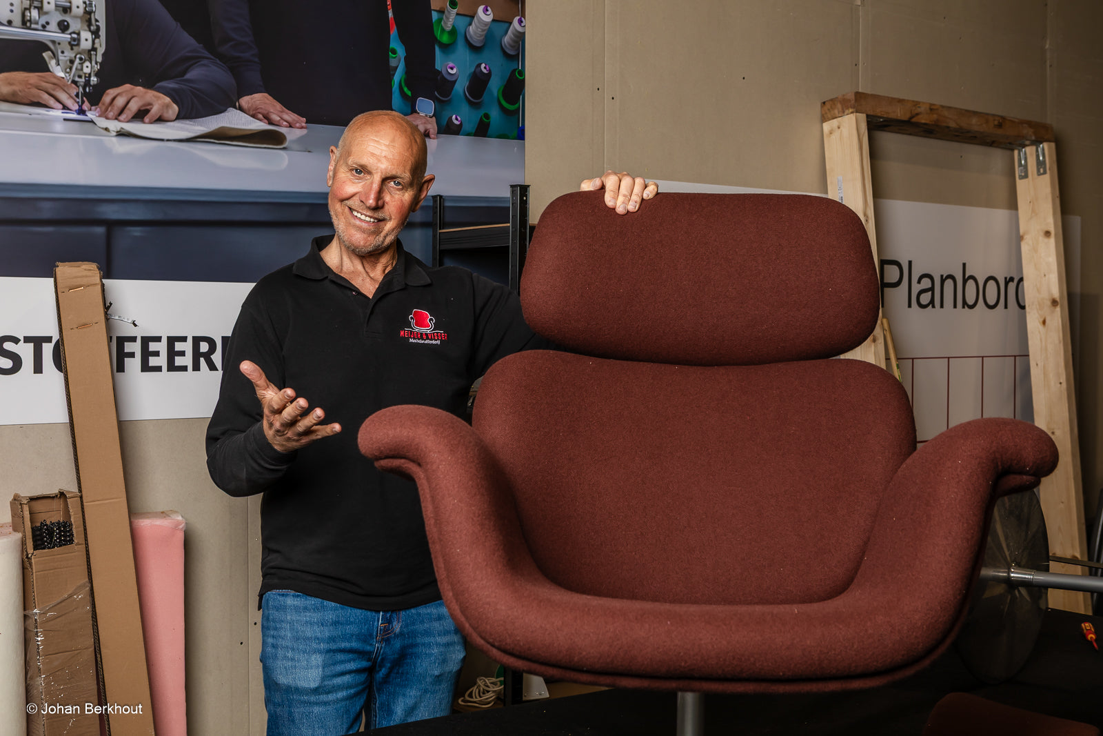 Video laden: meubelstoffeerderij Amsterdam