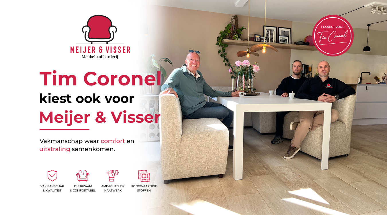 Video laden: bank stofferen Tim Coronel Amsterdam stoffeerderij