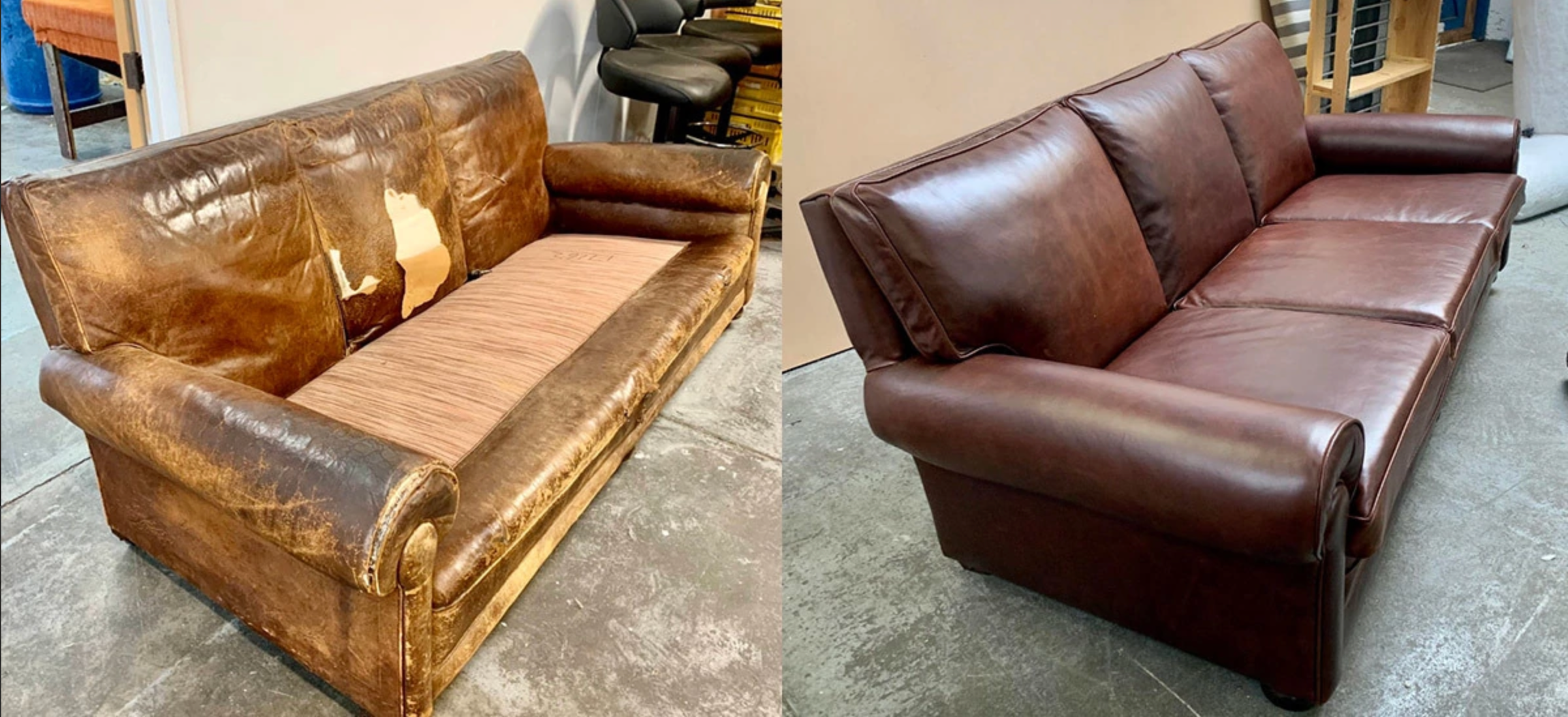 Meubelstoffeerder Amsterdam – bank opnieuw bekleden met strakke afwerking